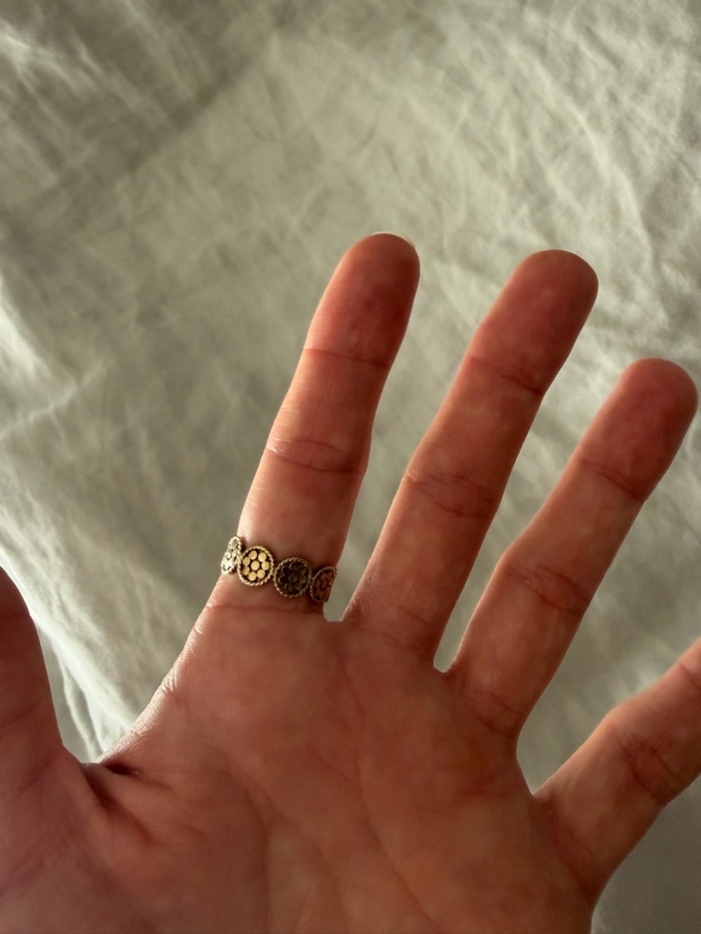 Anna Beck gold multi-disc ring - Picture 2 of 6